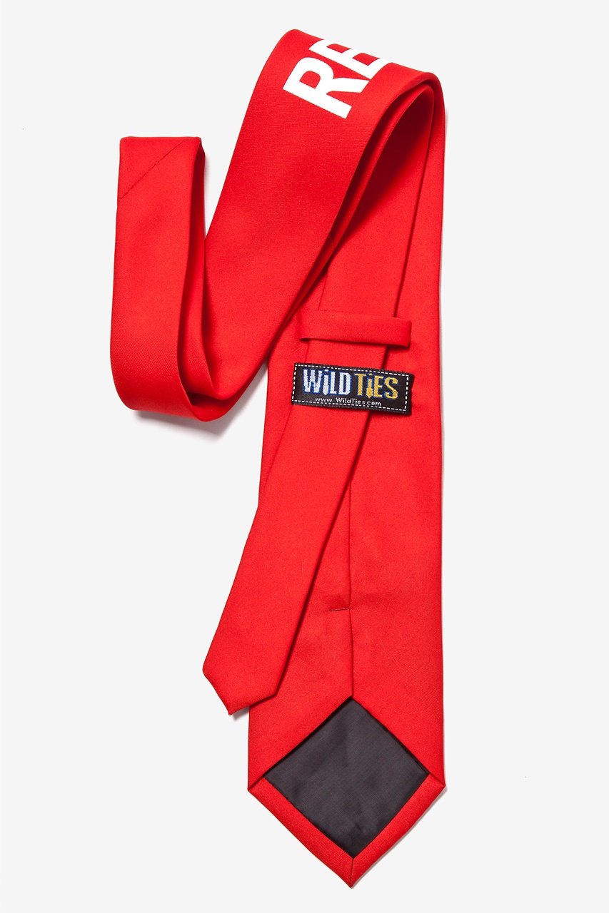 Remove Before Flight Red Tie Photo (1)