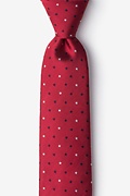 Stars Red Extra Long Tie Photo (0)