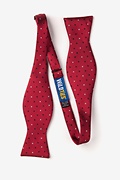 Stars Red Self-Tie Bow Tie Photo (1)