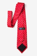 Tossed Hearts Red Extra Long Tie Photo (1)