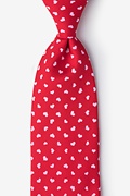 Tossed Hearts Red Tie Photo (0)
