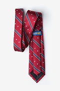 USA Stripe Red Extra Long Tie Photo (1)