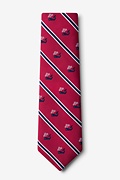 Whales Red Extra Long Tie Photo (1)