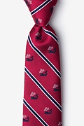 Whales Red Extra Long Tie Photo (0)