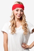Basic Stretchy Red Headband Photo (2)