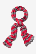 Red Caravan Stripe Scarf Photo (2)