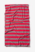 Red Caravan Stripe Scarf Photo (3)