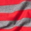 Red Polyester Caravan Stripe Scarf