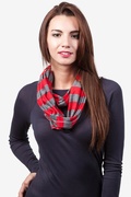 Red Caravan Stripe Scarf Photo (4)