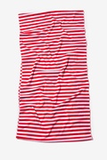 Carnival Stripe Red Infinity Scarf Photo (3)