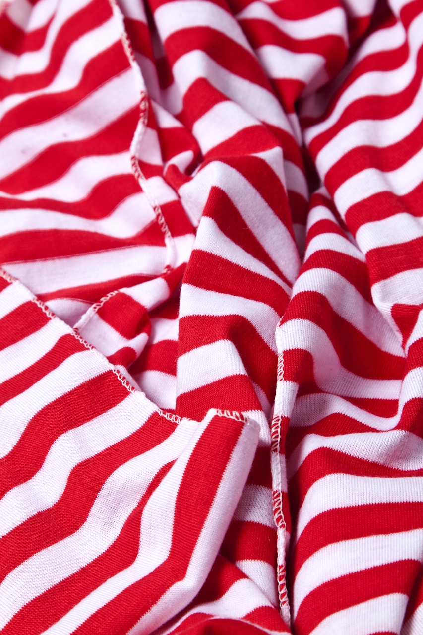 Carnival Stripe Red Infinity Scarf Photo (0)
