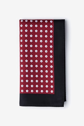 _Harry Red Pocket Square_