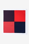 Miguel Red Pocket Square Photo (0)