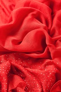 Raining Rhinestones Red Scarf Photo (1)