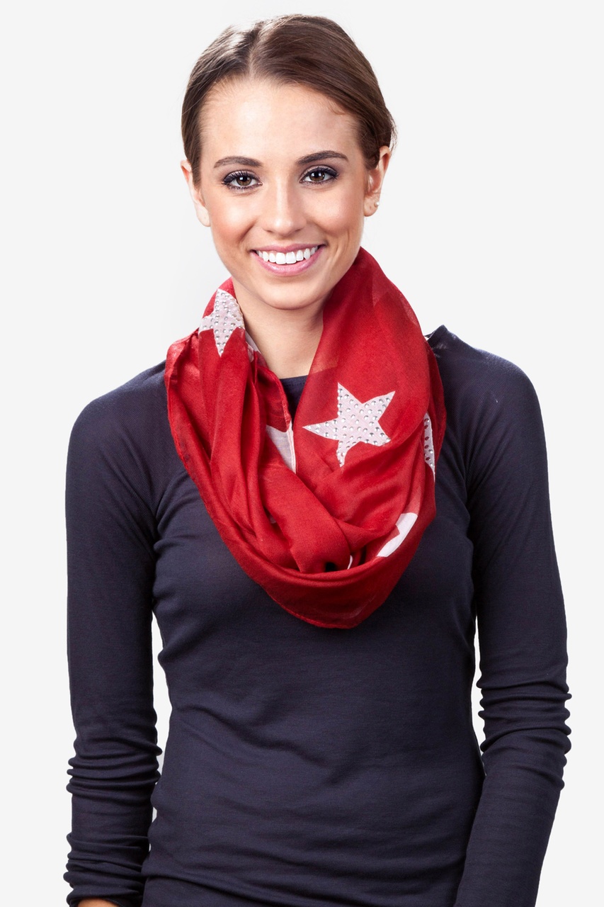Rising Stars Red Infinity Scarf Photo (2)