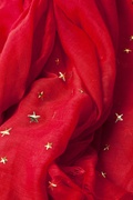 Red Star Studded Scarf Photo (1)