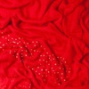 Red Taza Studded Scarf