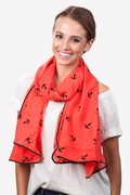 Velvet Anchors Red Scarf Photo (2)