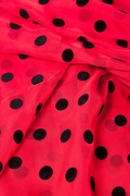Red Velvet Polka Dots Scarf Photo (0)