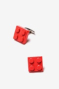 Building Blocks Red Cufflinks Photo (0)