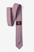 Preston Seersucker Red Skinny Tie Photo (2)