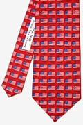 American Flag History Red Tie Photo (1)