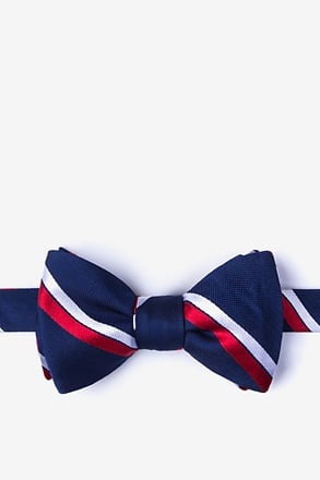 Axel Red Self-Tie Bow Tie