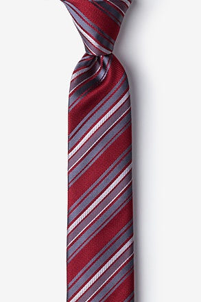 _Banks Red Skinny Tie_