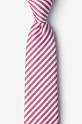 Bear Island Red Extra Long Tie Photo (0)