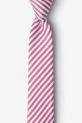 Bear Island Red Skinny Tie Photo (0)