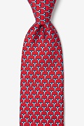 Caduceus Red Tie Photo (0)