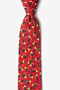 Christmas Horns - Boys Red Tie For Boys Photo (0)