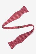 Lizards Red Silk Bow Tie | Animal Bow Ties | Ties.com