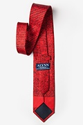 Declaration of Independence Red Extra Long Tie Photo (2)