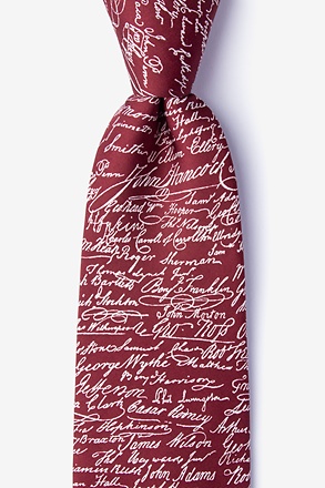 _Declaration Signers Red Tie_