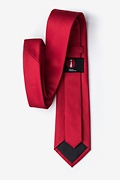 Dominica Red Extra Long Tie Photo (1)