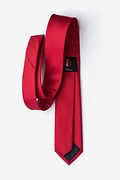 Dominica Red Skinny Tie Photo (1)