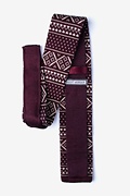 Fair Isle Red Knit Tie Photo (1)