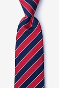 Fane Red Extra Long Tie Photo (0)