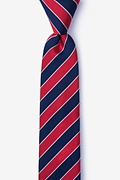 Fane Red Skinny Tie Photo (0)