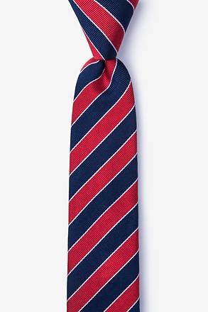 Fane Red Skinny Tie