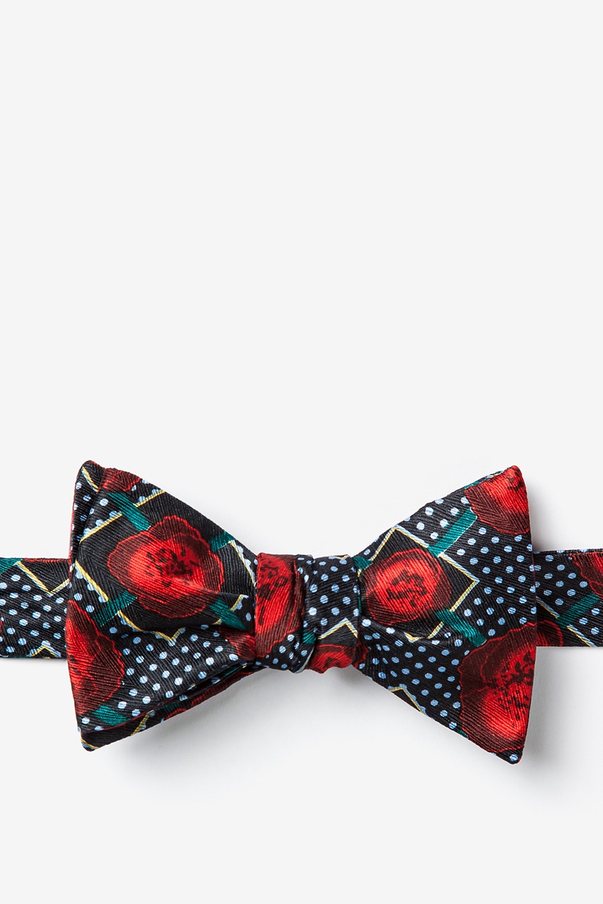 Gonorrhea Red Self-Tie Bow Tie Photo (0)