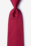 Griffin Red Extra Long Tie Photo (0)