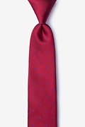 Griffin Red Skinny Tie Photo (0)