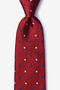 Grizzly Red Extra Long Tie Photo (0)
