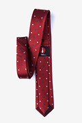 Grizzly Red Skinny Tie Photo (1)