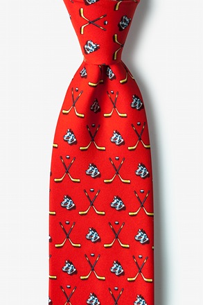 _High-sticking Red Tie_