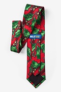 Holly & Berries Red Extra Long Tie Photo (1)