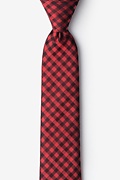 Isabela Red Skinny Tie Photo (0)
