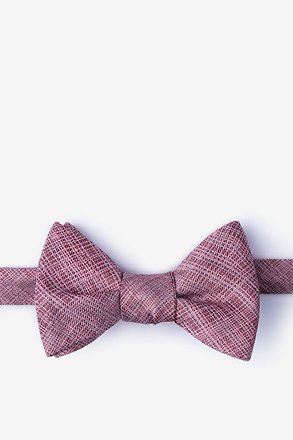 _Java Red Self-Tie Bow Tie_